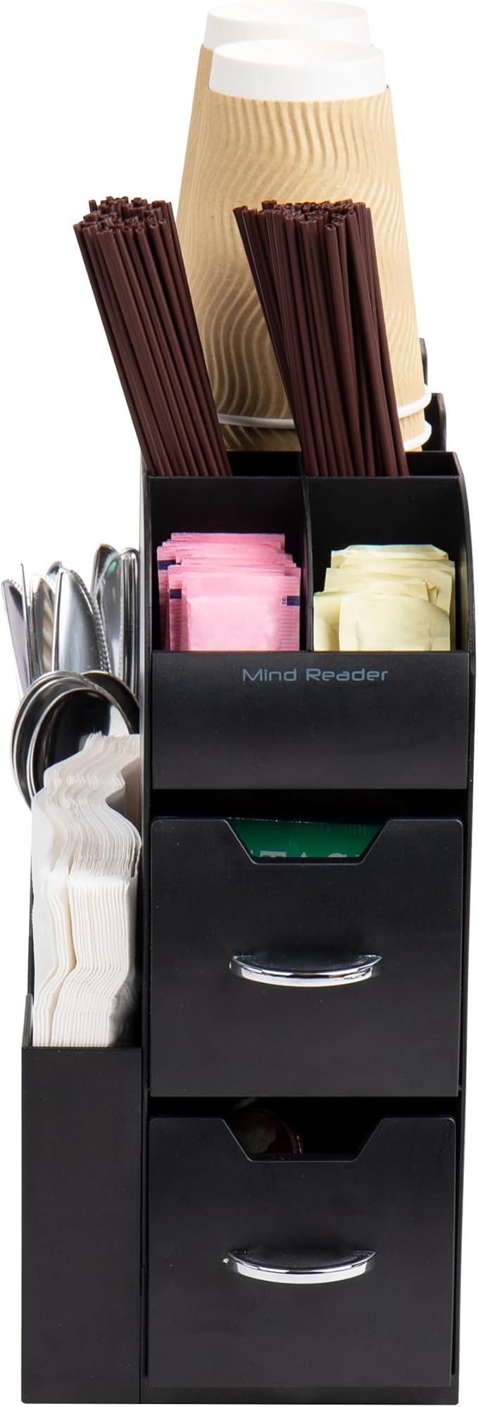 Mind Reader Cup and Condiment Station, Countertop Organizer, Coffee Bar - Image 6