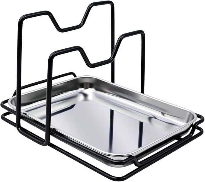 Pot Lid Holder While Cooking, 304 Stainless Steel Spoon Rest - Image 8