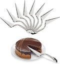 PARTY BARGAINS Silver Plastic Cake Cutter, 10 Inch Classic Disposable Cake by PARTYBARGAINS