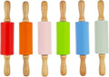 6 Pack Small Rolling Pin for Kids, Kids Rolling Pin for Home Kitchen by Miokun