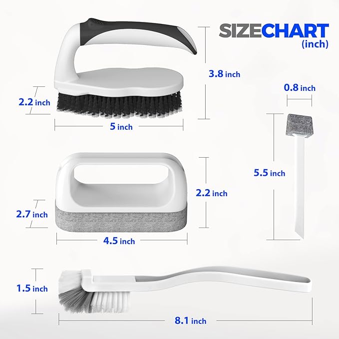 Holikme Deep Cleaning Brush Set, Scrub Pads - Image 6