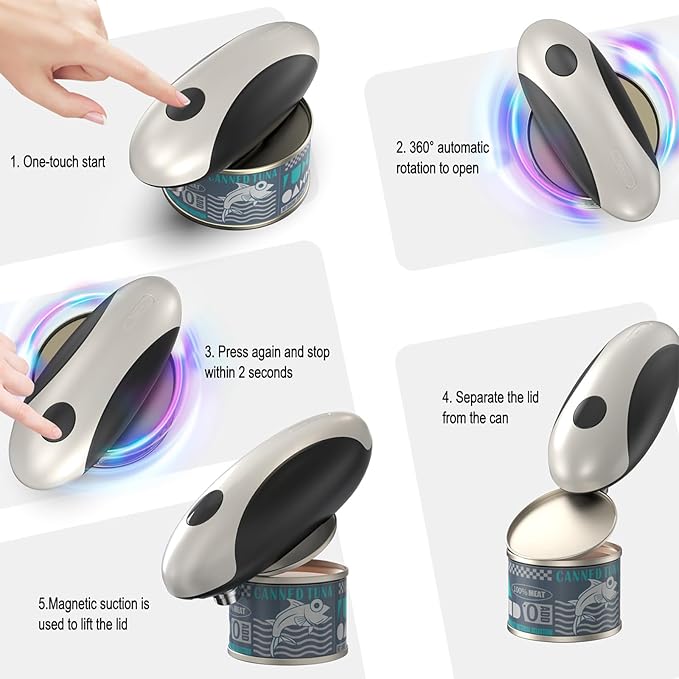 Electric Can Opener, Open Cans - Image 3