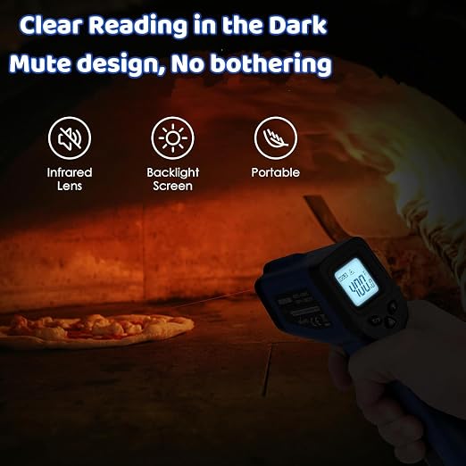 Infrared Thermometer Gun for Cooking, Digital Laser Temperature Thermometer - Image 5