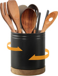 DOWAN 7.6" 360° Rotating Utensil Holder, Kitchen Utensil Holder by DOWAN