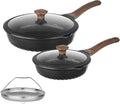 Vinchef Non Stick Frying Pans Set, Deep Frying Pan & Saute Skillet, PFAS PFOA & by VINCHEFMeetBetterLife