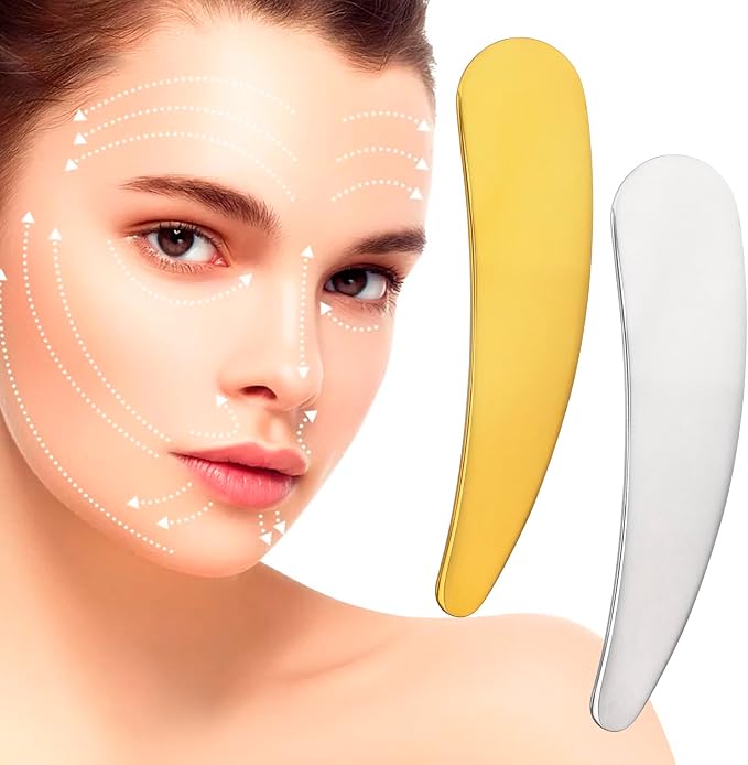 Pndeyo 3pcs Mini Metal Makeup Spatula, Reusable Cosmetic Cream Spatulas Spoon - Image 7