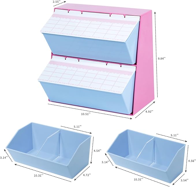Coffee Bar Organizer with Lid, Vintage Coffee Station Storage Holder - Image 3
