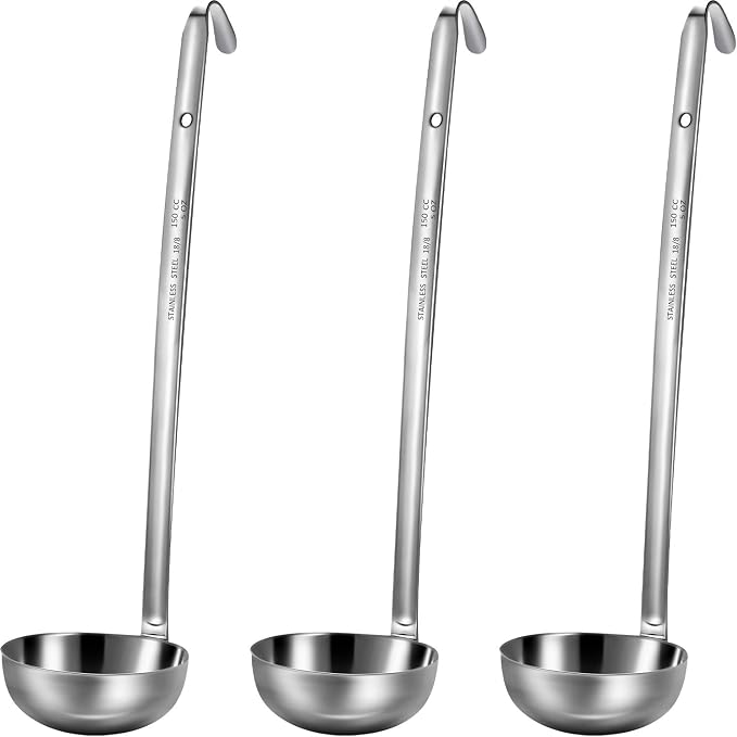 meekoo Stainless Steel Ladle Soup Handle Ladle by meekoo
