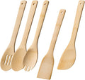Wooden Spoons for Cooking, Wooden Spoon & Wooden Spatula, Bamboo Cooking by HEFILD