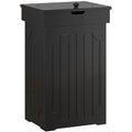 Function Home Trash Can Cabinet, 13 Gallon Kitchen Garbage Can, Wood Recycling by FunctionHome