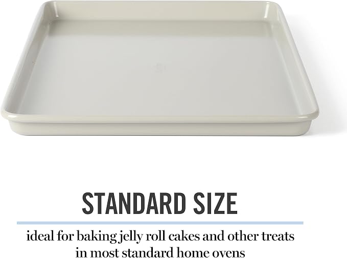 Martha Stewart Gallen 15 x 10 Inch Nonstick Carbon Steel Cookie Sheet – Cool - Image 6