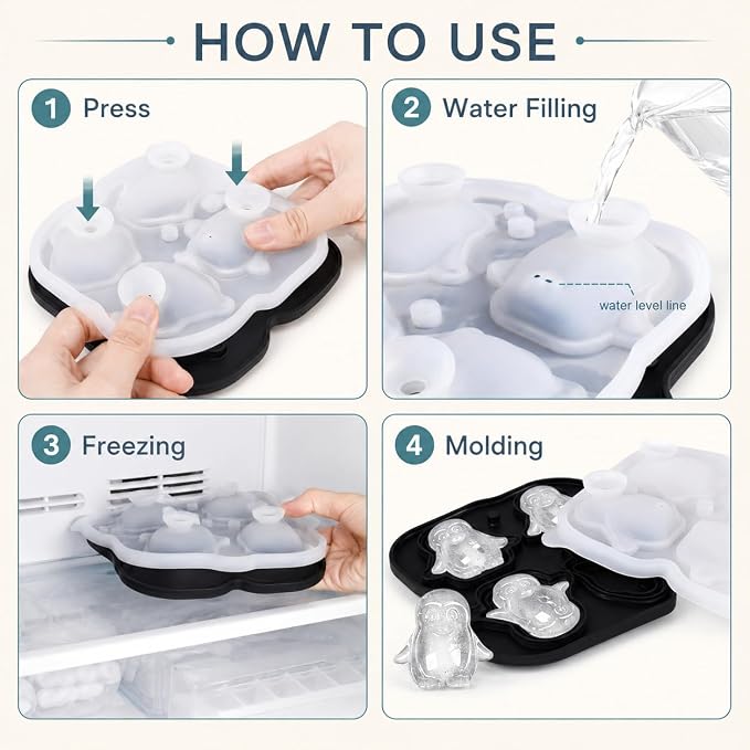 Penguin Ice Cube Tray Mold - Image 4