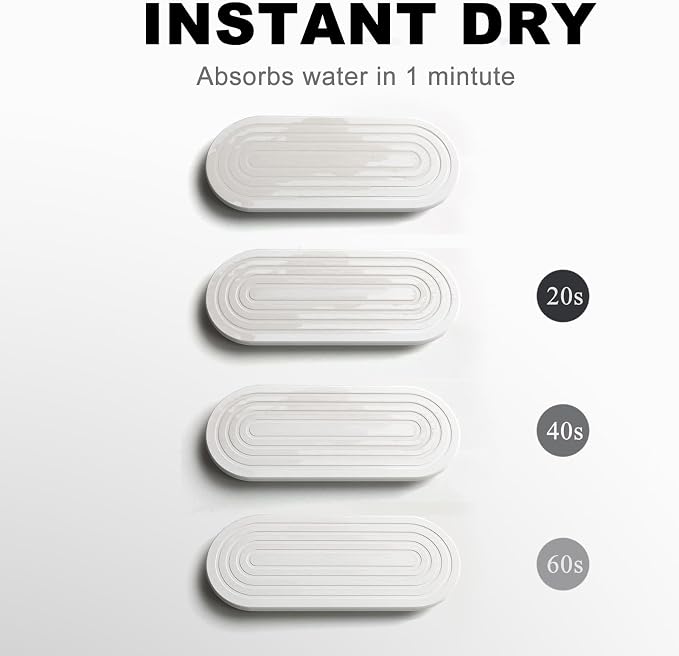 Instant Dry Sink Caddy Organizer – Water Absorbing Stone Tray - Image 6