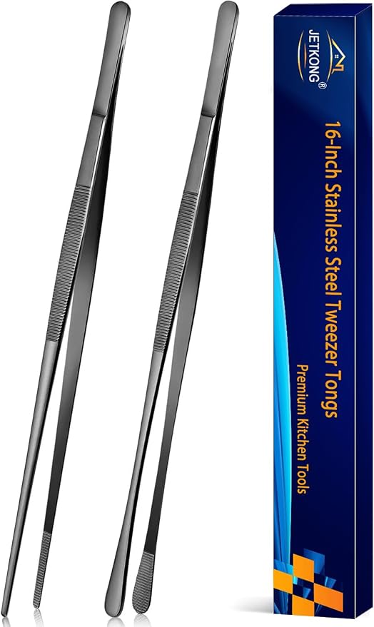 JETKONG 2 Pcs 16-Inch Kitchen Tweezers Tongs by JETKONG