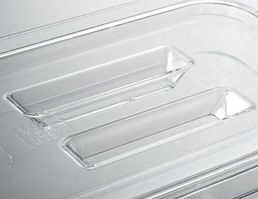 CURTA 6 Pack NSF Food Pan Cover, 1/2 Size Clear Polycarbonate Lid - Image 4