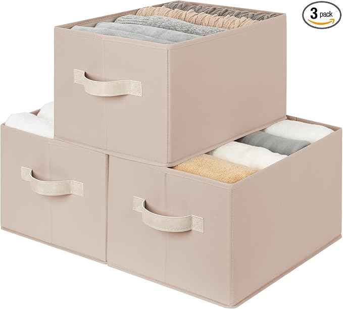 StorageWorks Closet Organizer Storage Baskets, Fabric Storage Bins by StorageWorks
