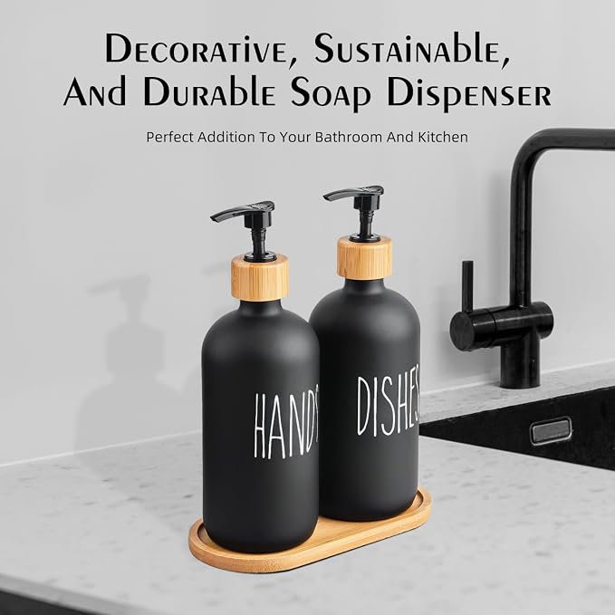 Arktek Glass Soap Dispenser Set - Image 5