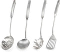 Newness 4 Pcs Cooking Utensils Set, 304 Stainless Steel Kitchen Utensils Set by NewnessFocusOnStainlessSteel