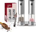 Electric Salt and Pepper Grinder Set, Automatic Salt Pepper Mill Grinder by KVKID