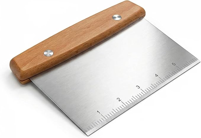 Dough Cutter, Kitchen Scraper, Food Scraper, Bench Scraper Kitchen Tool by Unknown