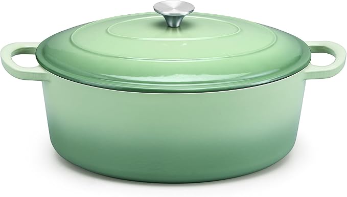 E-far 5QT Oval Dutch Oven Pot by E-far