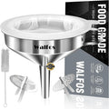 Stainless Steel Funnel, Walfos Kitchen Funnel by Walfos