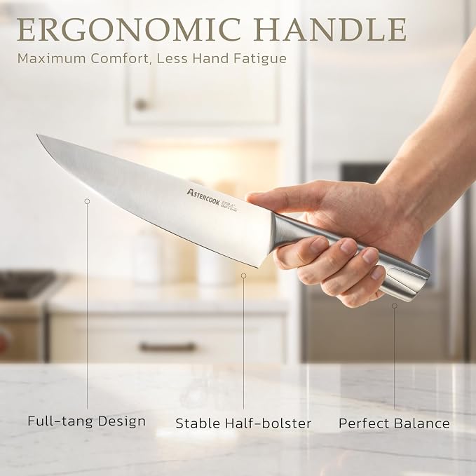 Astercook Knife Set, Kitchen Knives Set - Image 4