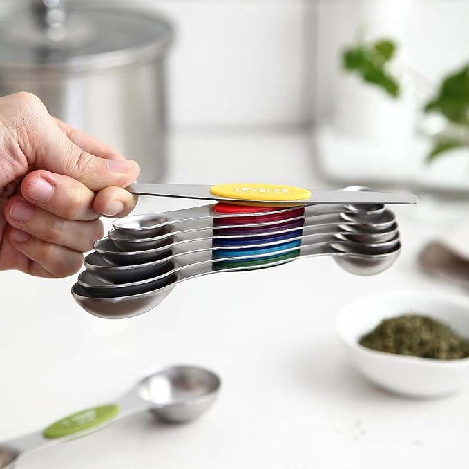 Spring Chef Stainless Steel Magnetic Measuring Spoons Set - Image 8