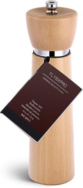 TLYSXPRO Wooden Pepper Grinder – Refillable Pepper Mill by TLYSXPROOfficial