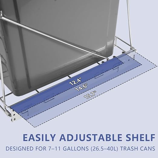 Pull Out Trash Can Under Cabinet: 7–11 Gallons Under Sink Trash Can - Image 7