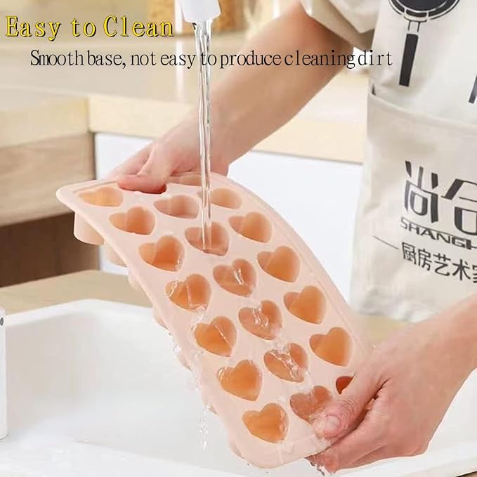 2 Pack Heart-Shaped Ice Cube Trays - Image 8