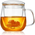 DOPUDO Glass Teacups 24 Pack Glass Tea Cup by DOPUDO