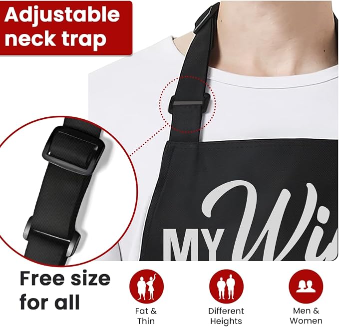 SANDJEST Funny Mens Aprons - Image 4
