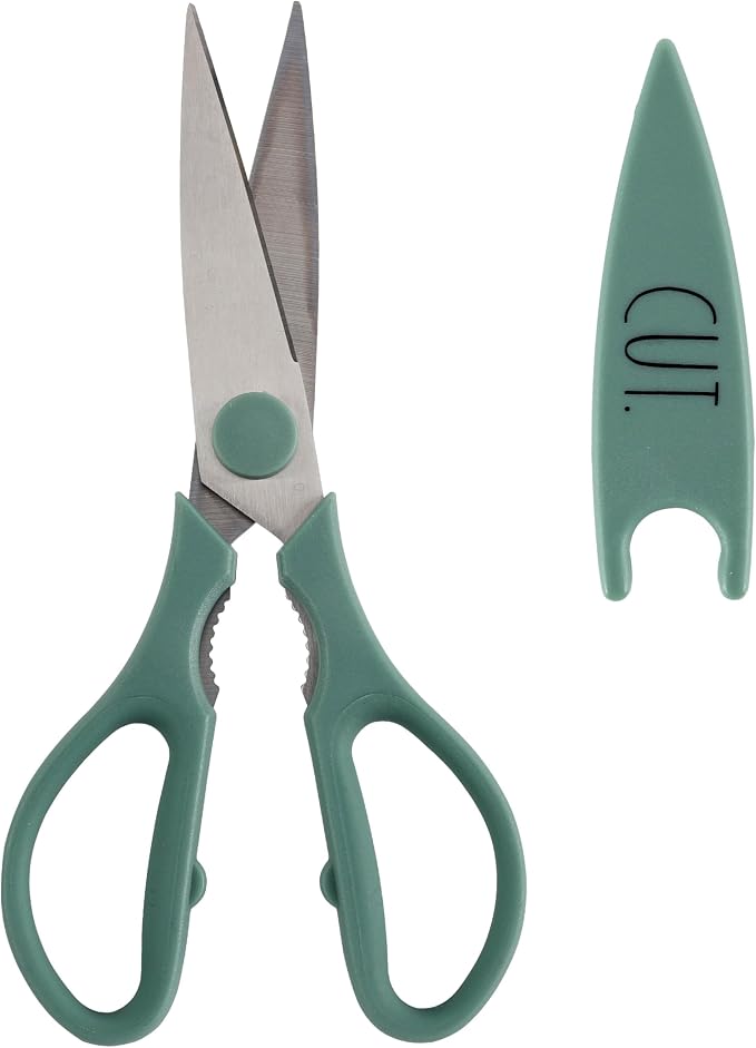 Rae Dunn Kitchen Scissors- Stainless Steel Kitchen Shears, Cooking Scissors by RaeDunn