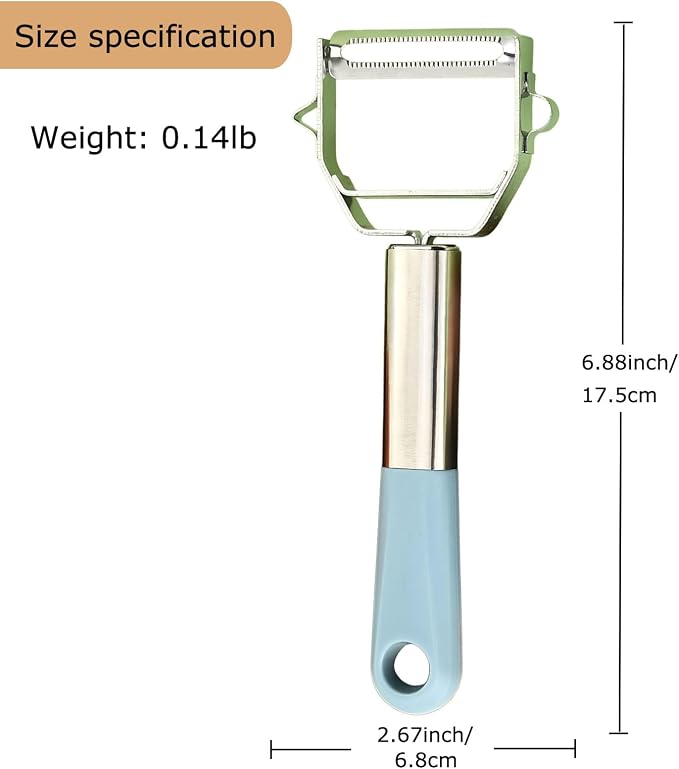 Vegetable Peeler, Stainless Steel Y-Shaped Peeler, Ergonomic Non-Slip Handle - Image 2
