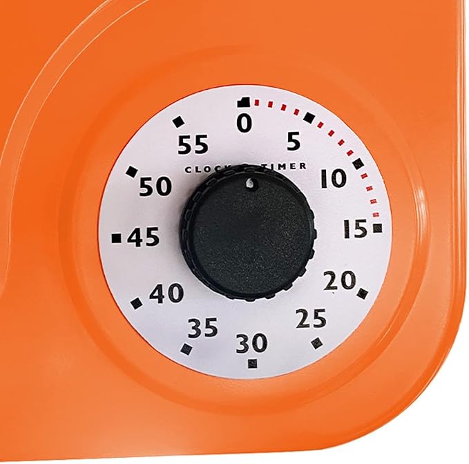 Lily's Home - 9.5 Inch x 12.5 Inch - Retro Kitchen Wall Clock, Vintage Wall - Image 5