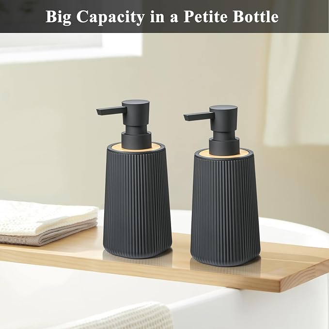 Black Hand Soap Dispenser Set - Image 3