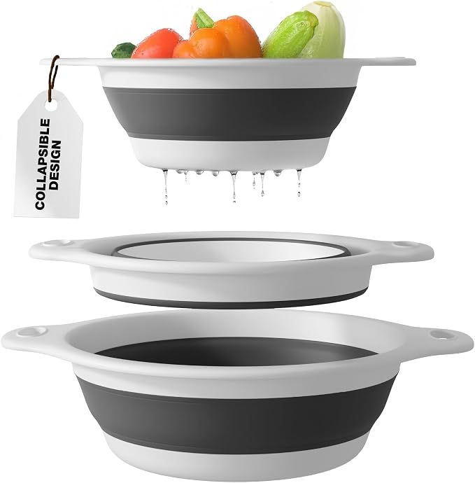 Gevoli Collapsible Colanders Food Strainers - Image 7