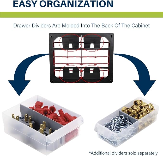 Akro-Mils 44-Drawer Plastic Drawer Storage Cabinet - Image 5