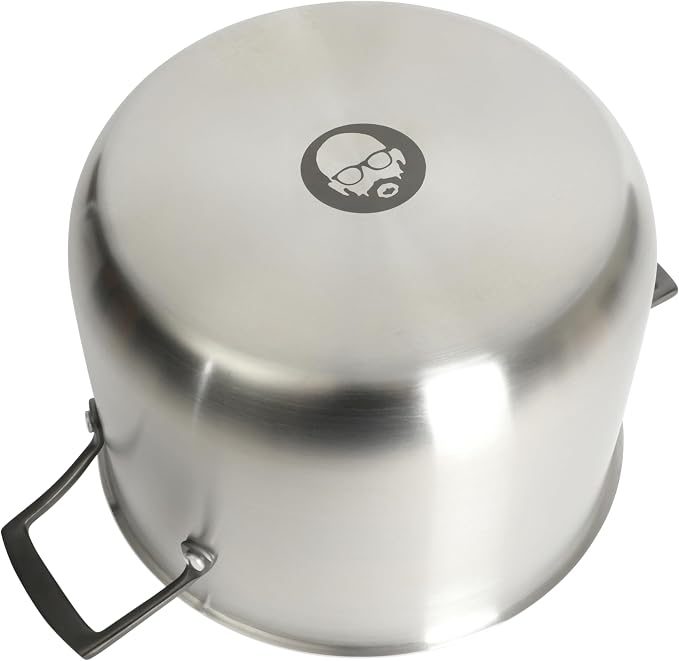Babish 8 Quart Tri-Ply Stainless Steel Stock Pot - Image 6