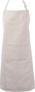 DII 100% Cotton Solid Chambray Kitchen Set, Chef Apron, 1 Piece by DII