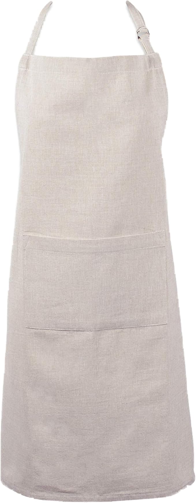 DII 100% Cotton Solid Chambray Kitchen Set, Chef Apron, 1 Piece by DII