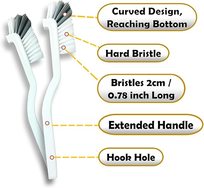 Betanull Crevice Cleaning Brush Set, Tight Spaces & More - Image 3