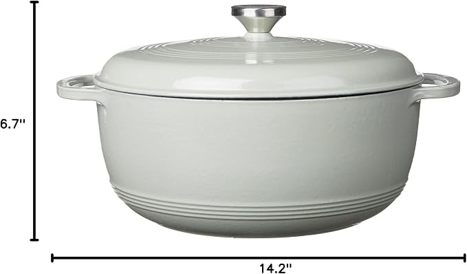 Lodge 7.5 Quart Enameled Cast Iron Dutch Oven - Image 5