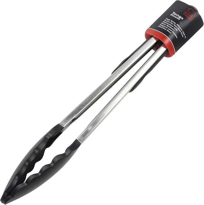 Chef Craft Premium Silicone Cooking Tongs, 12 inch - Image 2