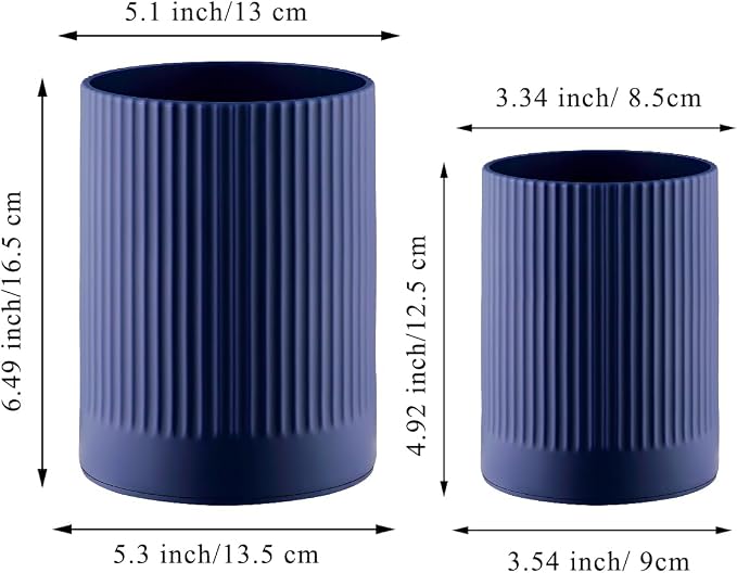 Kyraton Cooking Utensils Holder 2pcs, 360° Rotating Heavy Duty Plastic Kitchen - Image 2