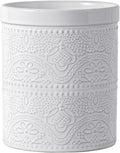 FUN ELEMENTS Kitchen Utensil Holder, 7.2" Super Large Utensil Crock Heavy and by IntoYourHouseOntoYourTable