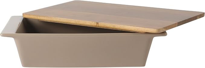Gibson Elite 2.75-Quart 13.5" x 8.5" Stoneware Baking Dish by GibsonHomewares