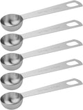 5PCS 3/4tsp Single Measuring Spoon, Stainless Steel Individual Teaspoons Only by BERYLER