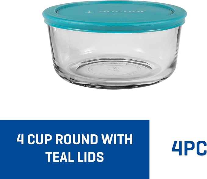Anchor Hocking SnugFitTM Round Food Storage Containers - Image 2